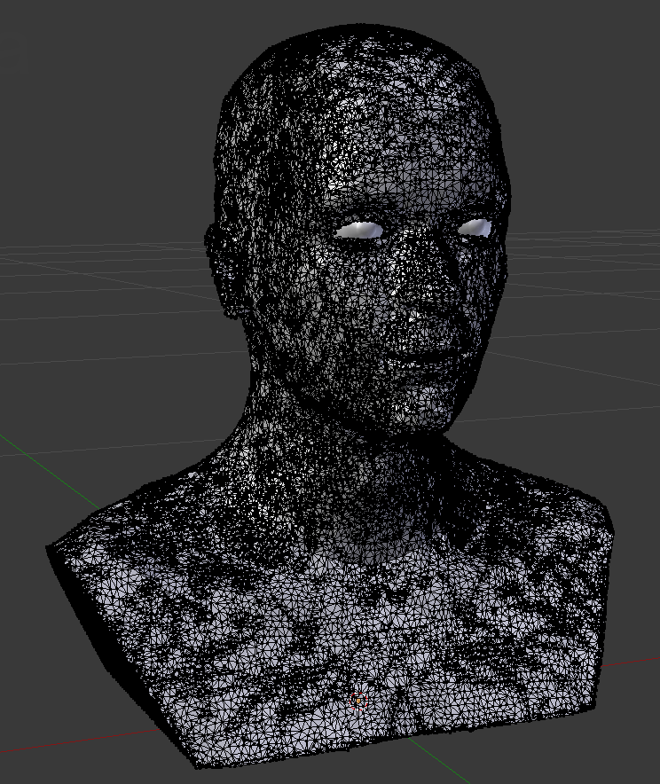 3D Scanning, todays Method: Irregular Mesh Topology